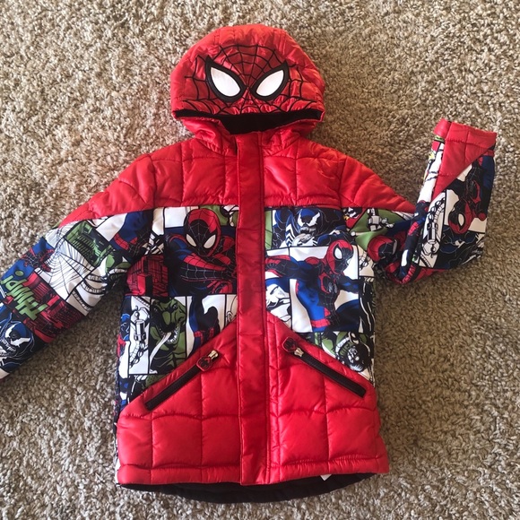spiderman winter coats